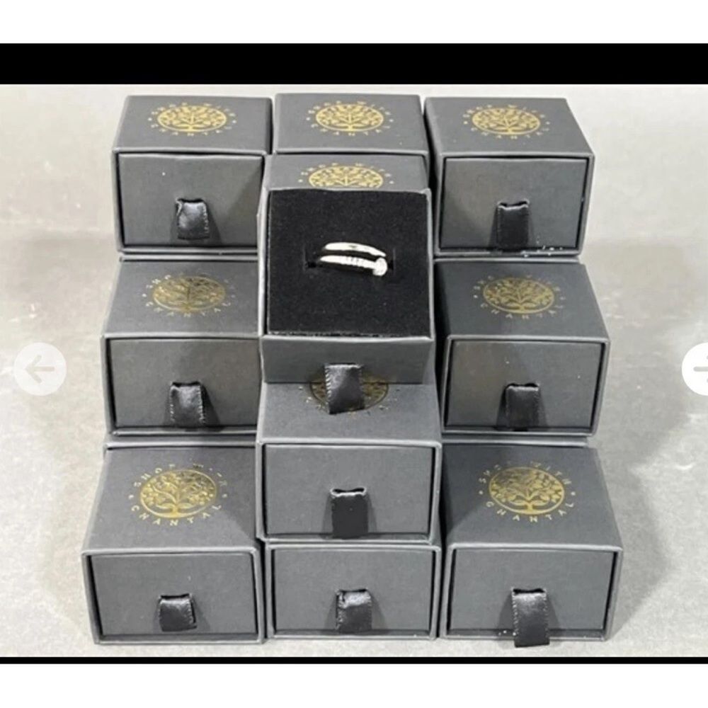 Elegant SilverโWomen's Ring New Silver RingsMarked 925